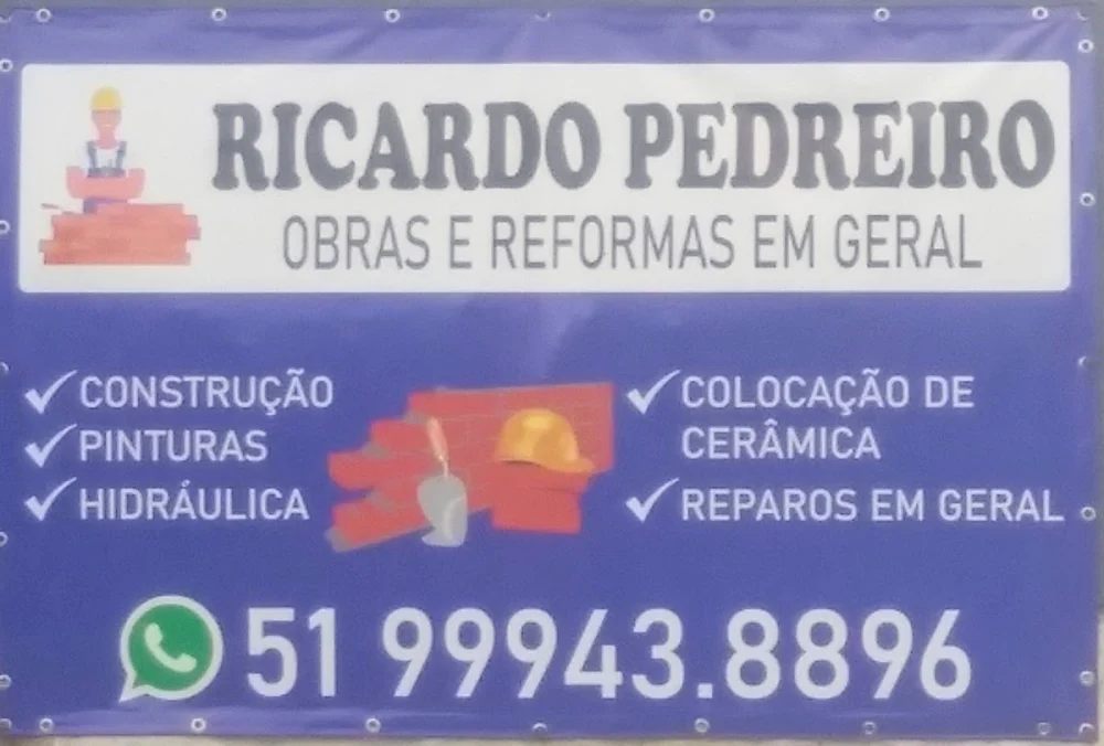 Ricardo pedreiro. Obras e reformas